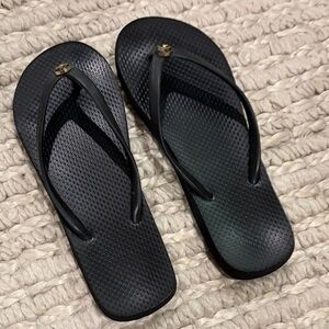 Tory Burch Black Flip Flops